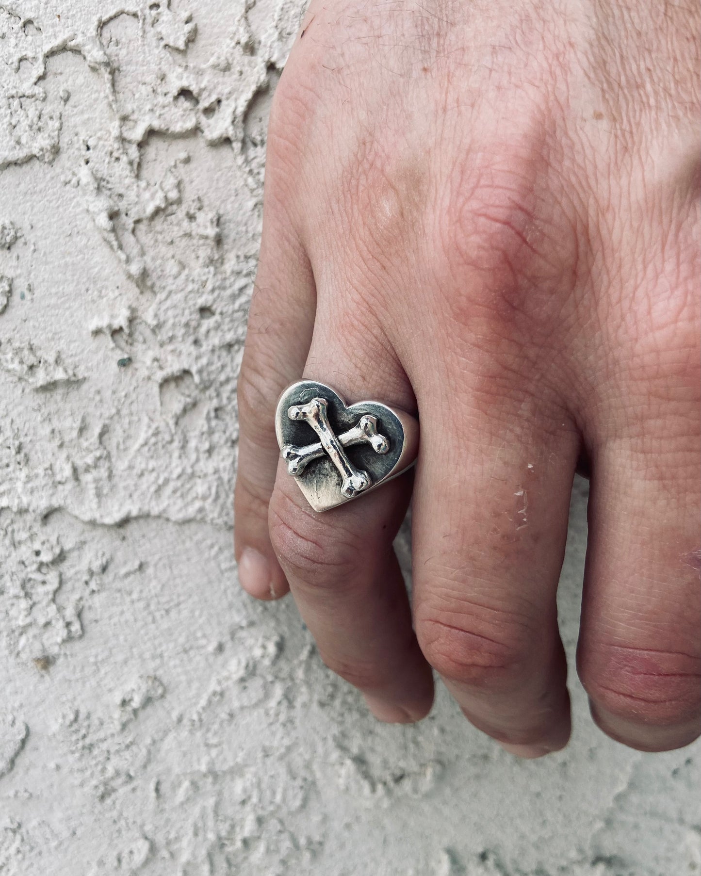 "Cross My Heart" Ring
