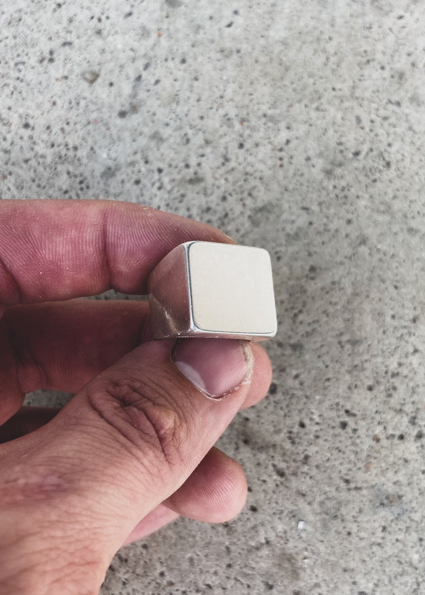 Square Chunky Signet
