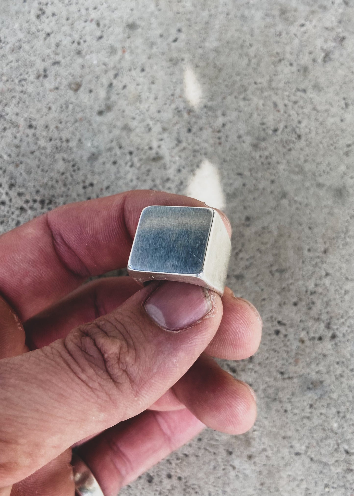 Square Chunky Signet