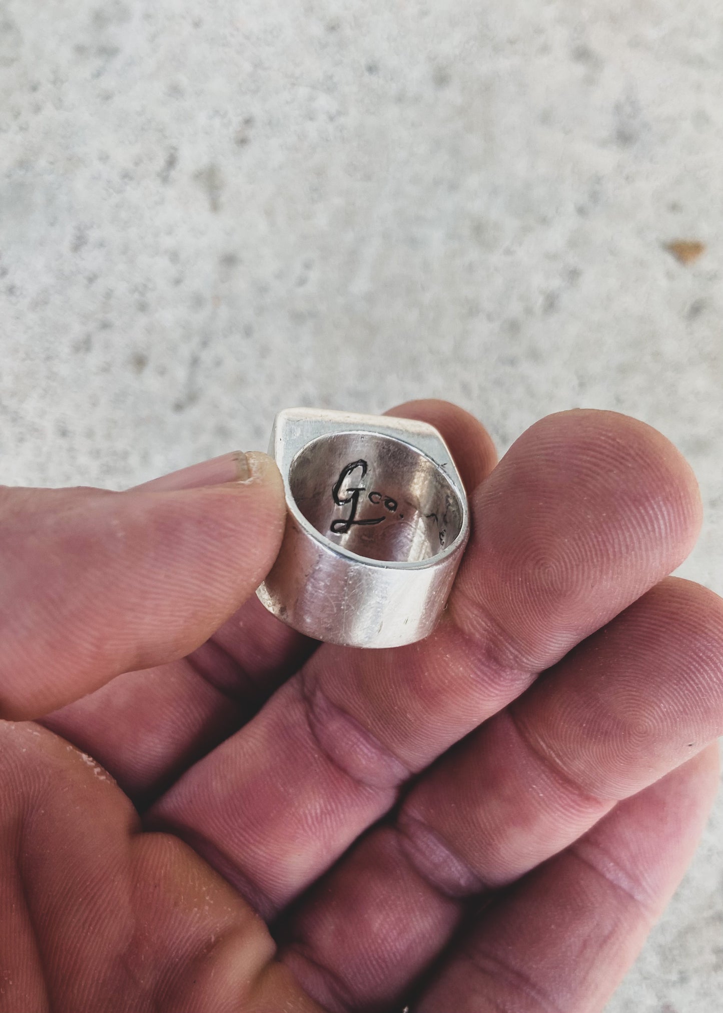 Square Chunky Signet