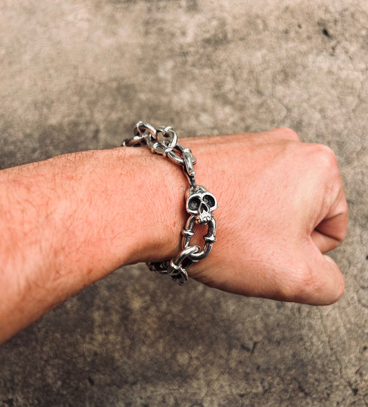 Shackled Skull Bracelet