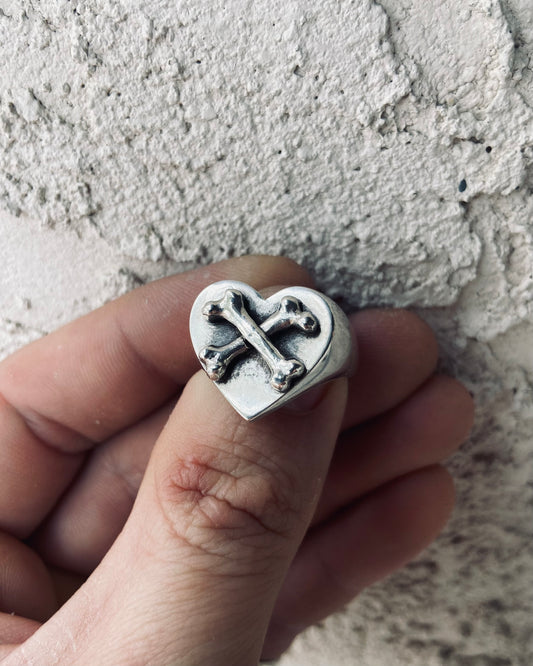 "Cross My Heart" Ring